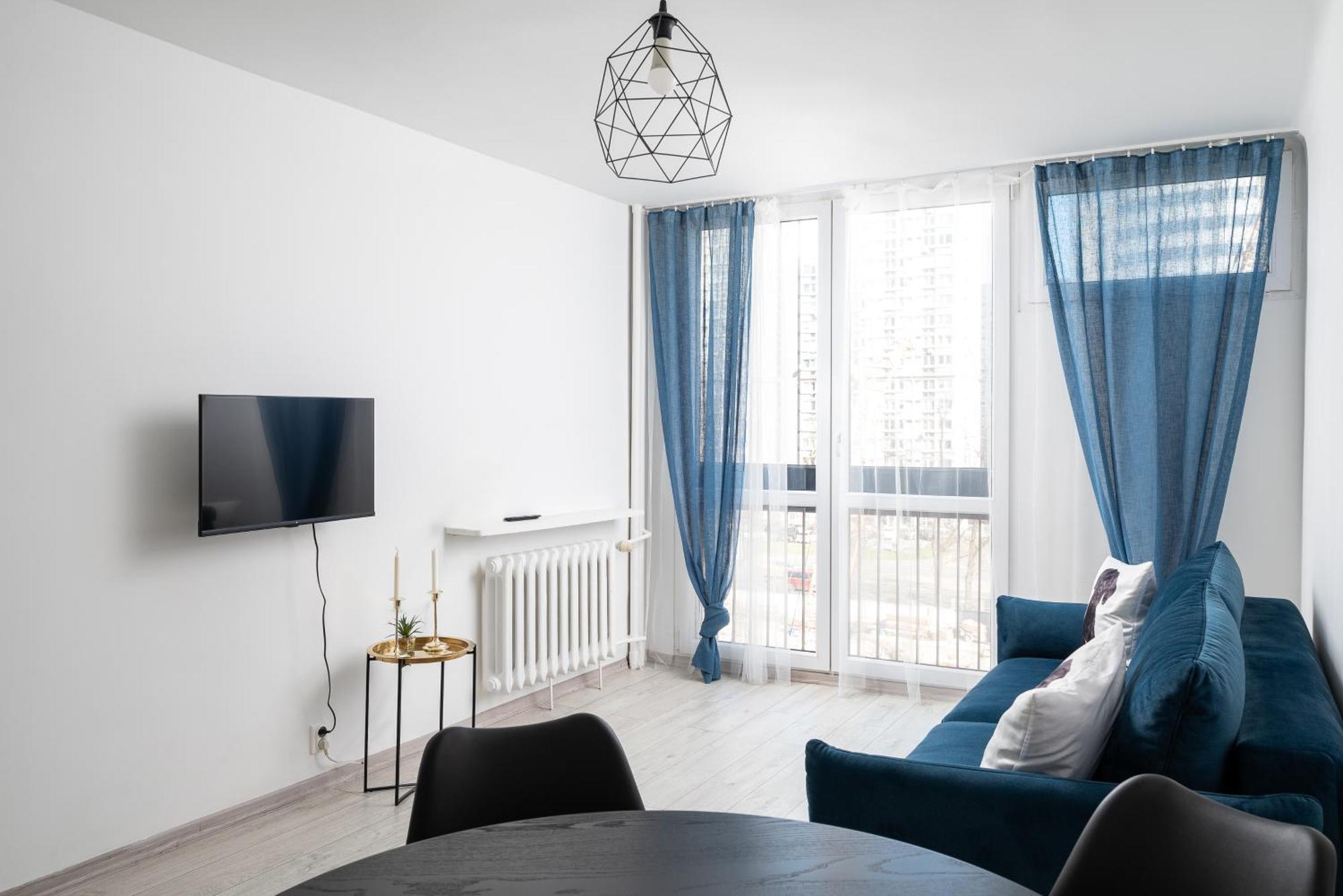 Grzybowska Blue City Centre Apartment Варшава Екстер'єр фото